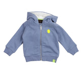 Blue zip up logo Hoodie (Boy)