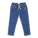 Blue stretch jeans with greyhound logo (Boy)
