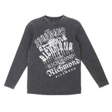 Grey full sleeve graphic logo t-shirt (Boy)