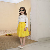 Golden Glow Flare Skirt