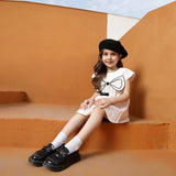 Cookies & Cream Bow Dress