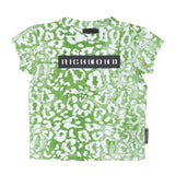 Green animal printed logo t-shirt (Girl)