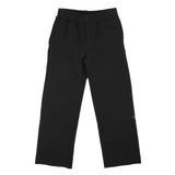 Black straight pants with printed logo (Boy)