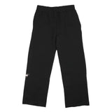 Black straight pants with printed logo (Boy)