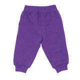 Purple track pants with embroidered logo (Girl)