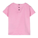 Pink RICH printed logo T-shirt (Girl)