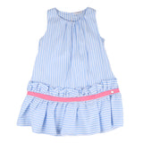 A-line striped dress with tiered hem (Girl)