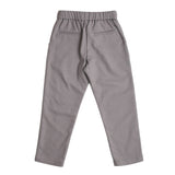 Grey tapered pants with logo (Boy)