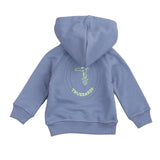 Blue zip up logo Hoodie (Boy)