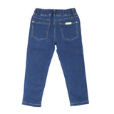 Blue stretch jeans with greyhound logo (Boy)