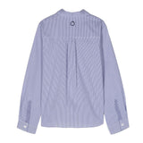 Classic striped blue shirt with embroidered logo (Boy)