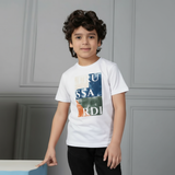 White A4 logo T-shirt (Boy)