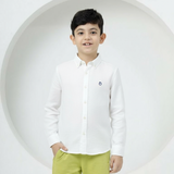 White shirt with greyhound logo (Boy)