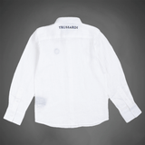 White shirt with greyhound logo (Boy)