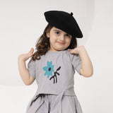Twisty Bluebell Cropped Top