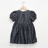 Indigo Palm Chambray dress