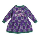 Jacquard Knit dress with Rock n Roll logo (Girl)