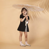 Little Black Dress with Double Bow