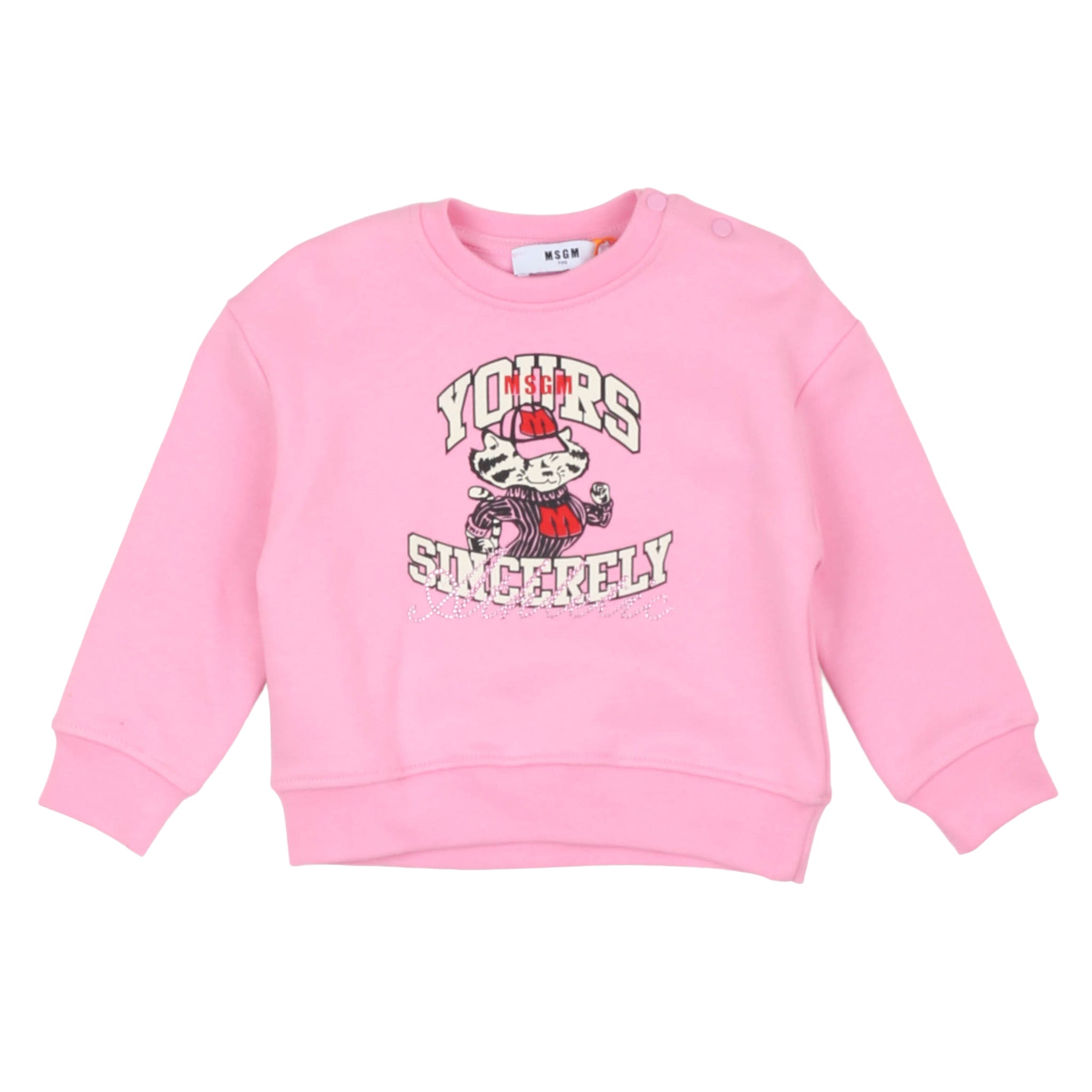 ⁠Pink Sweatshirt with Sequins (Girl)