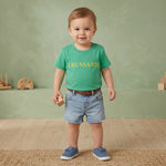 Green classic logo T-shirt (Boy)1