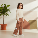 ⁠Tangerine Joggers Pants With Patch Logo (Unisex)