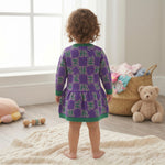 Jacquard Knit dress with Rock n Roll logo (Girl)