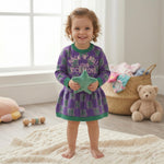 Jacquard Knit dress with Rock n Roll logo (Girl)