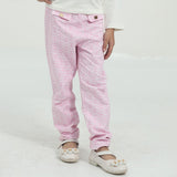 Pink technical logo design pants (Girl)