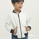 Cookies & Cream Knitted Zip-Up Hoodie