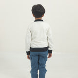 Cookies & Cream Knitted Zip-Up Hoodie