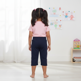 Navy Blue Pants with logo tape (Girl)