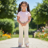 Off-White Straight Pants With Logo (Girl)