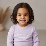 Purple Full sleeve graphic logo t-shirt (Girl)