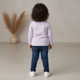 Purple Full sleeve graphic logo t-shirt (Girl)