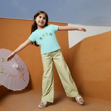 Mint RICH printed logo T-shirt (Girl)
