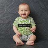 Green animal printed logo t-shirt (Girl)